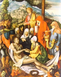 Durer: Compianto su Cristo morto